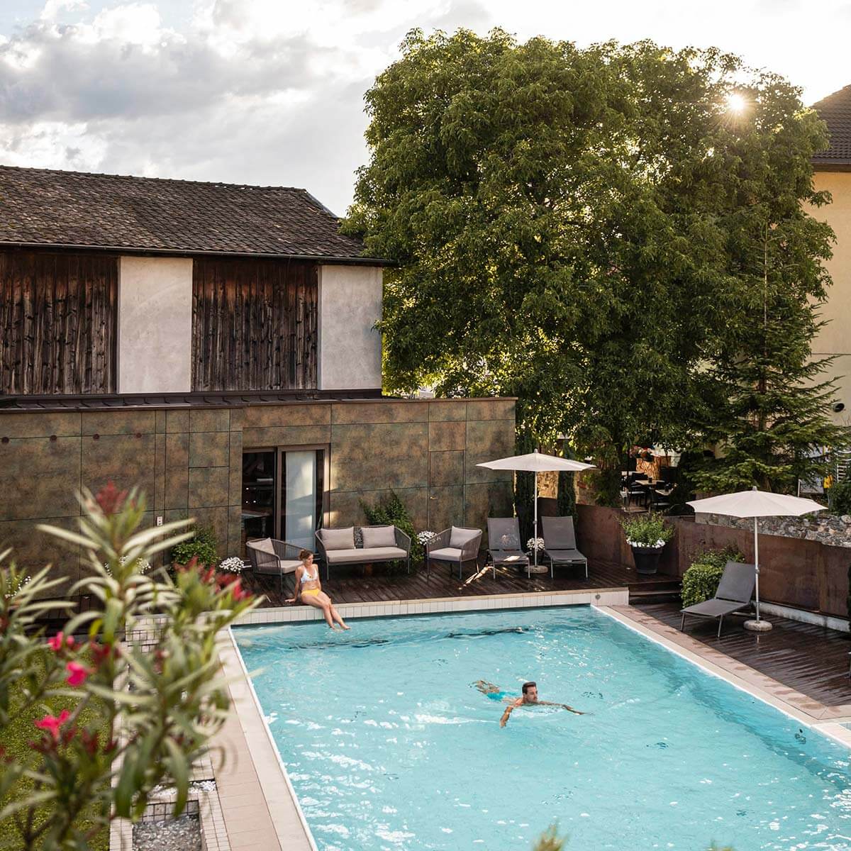 Hotel con piscina esterna - Hotel Matillhof