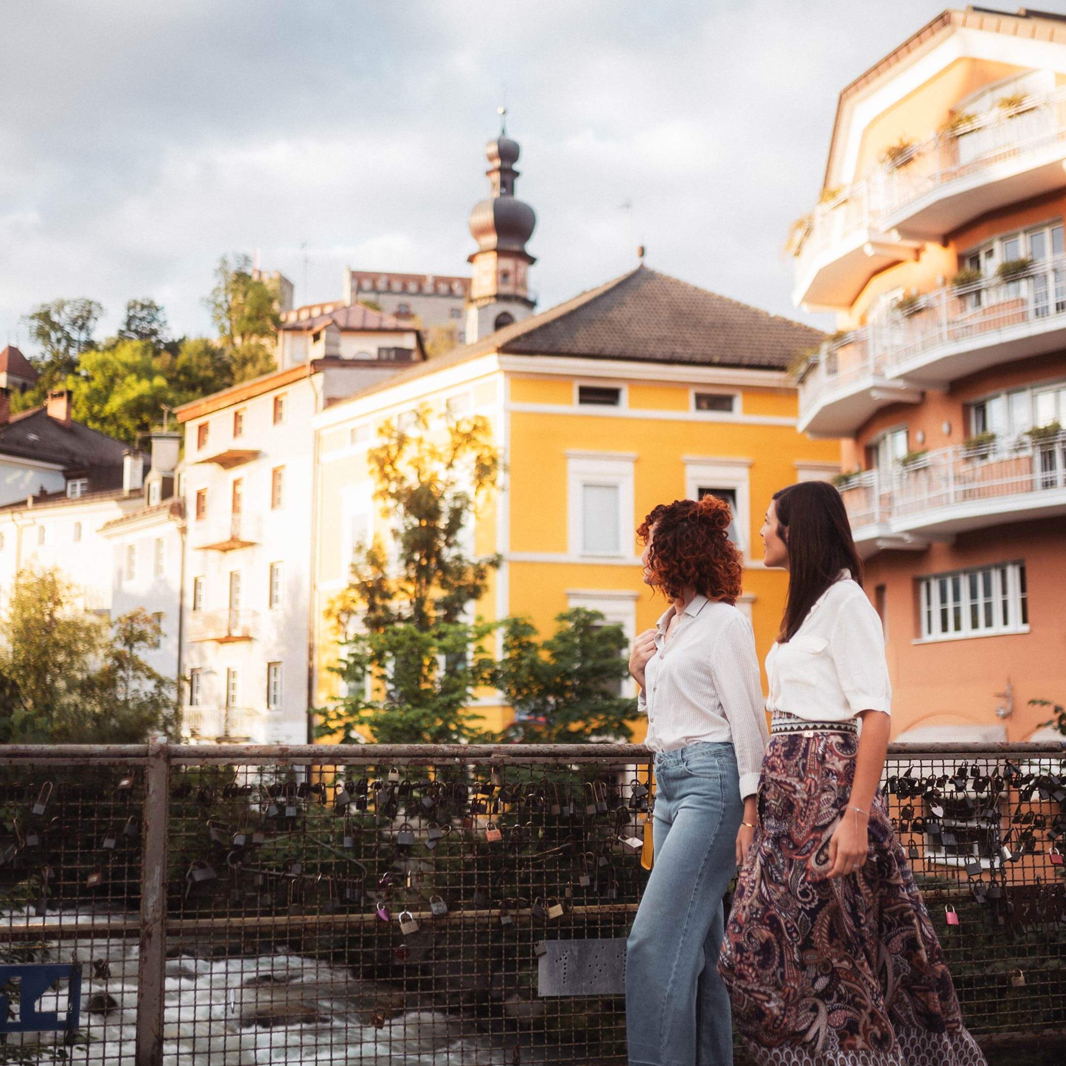 Passeggiata nel centro di Brunico