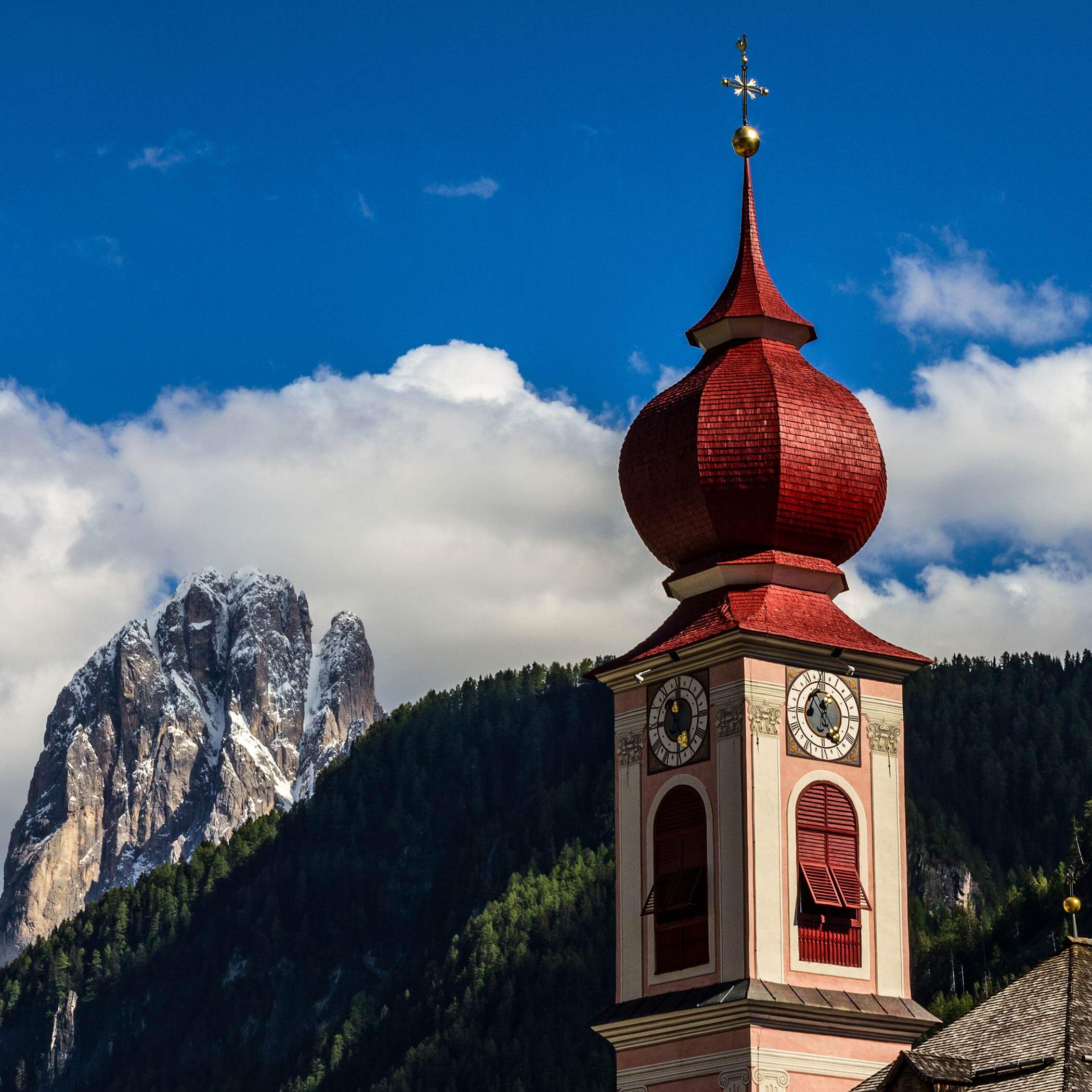 Chiesa di Ortisei in Alto Adige